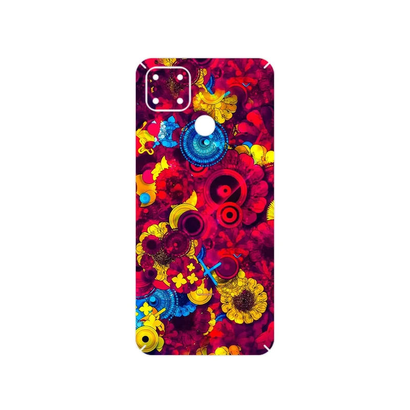 برچسب پوششی ماهوت مدل Vector Flower Garden Digital Art مناسب برای گوشی موبایل ریلمی C25s