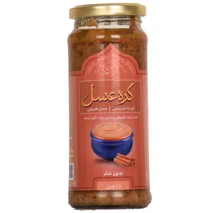 کره بادام زمینی و عسل دارچین کهن - 400گرم
