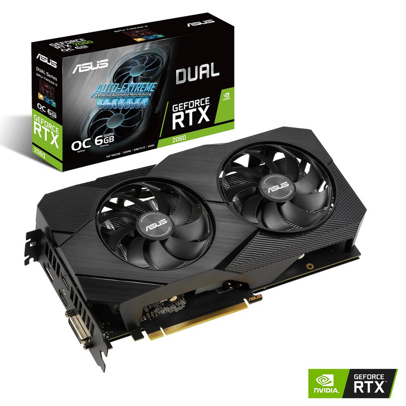 کارت گرافیک ایسوس مدل DUAL-RTX2060-O6G-EVO 1