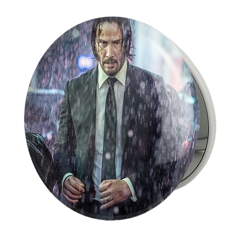آینه جیبی خندالو طرح جان ویک John Wick مدل تاشو کد 2951 