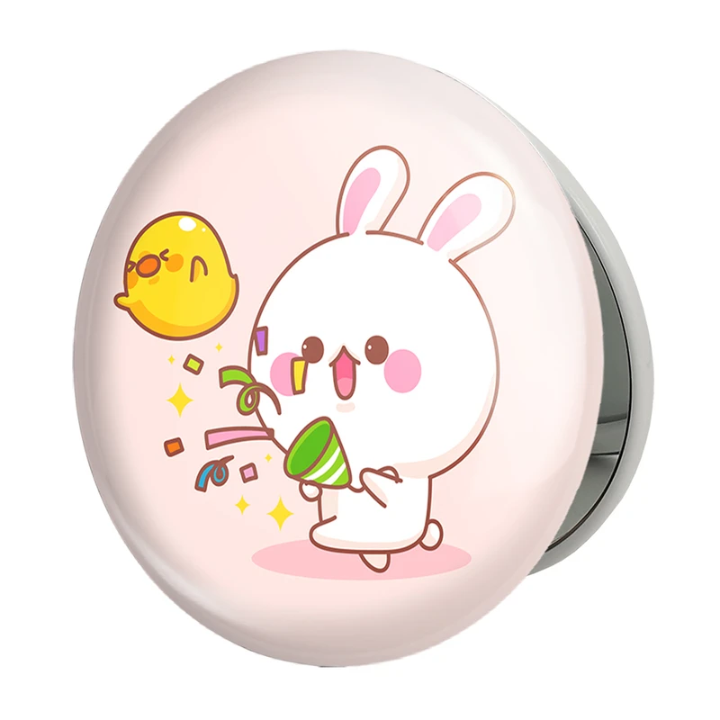 آینه جیبی خندالو طرح خرگوش بامزه مدل تاشو کد 29199