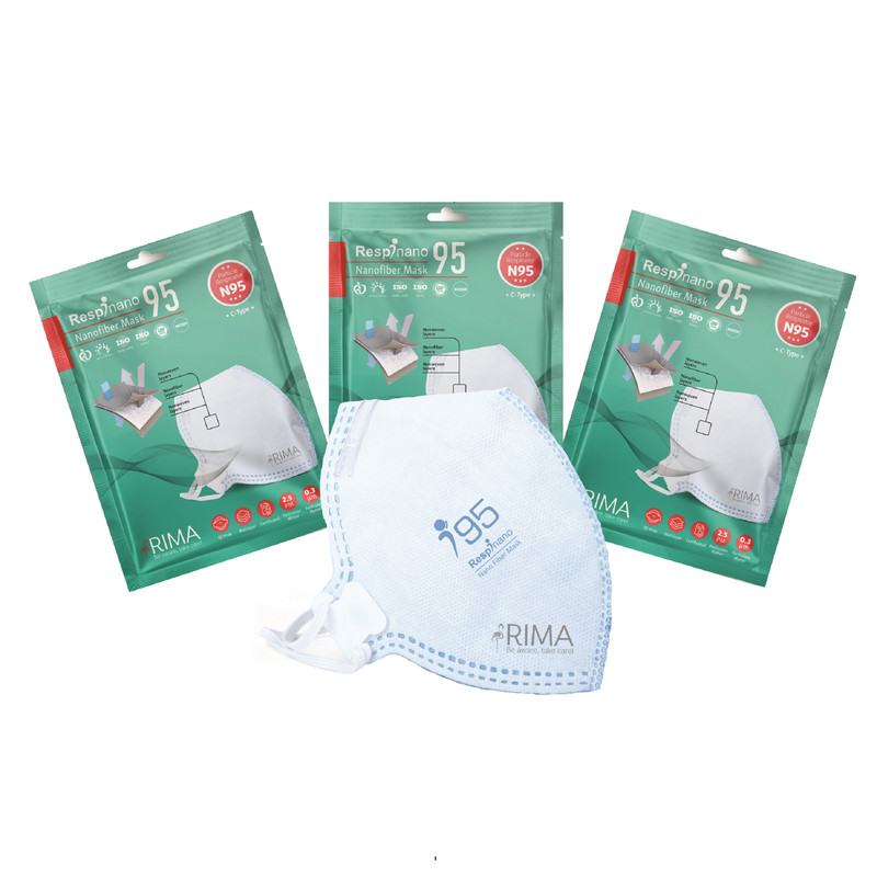 ماسک تنفسی ریما مدل  N95 بسته 3 عددی