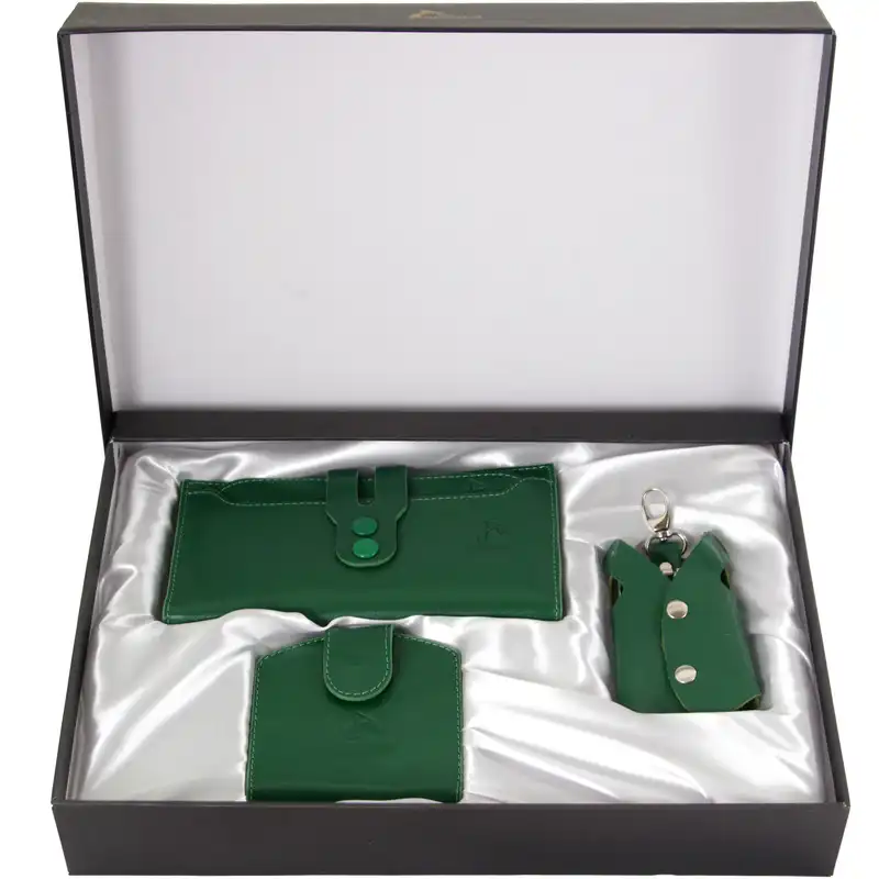 ست هدیه زنانه چرم بارز مدل DS34.nw