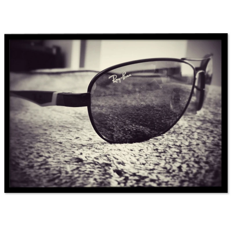 تابلو بکلیت طرح عینک دودی مدل B-14756