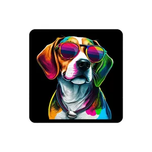 زیرلیوانی طرح استایل هاپو و عینک آفتابی کد 5680745