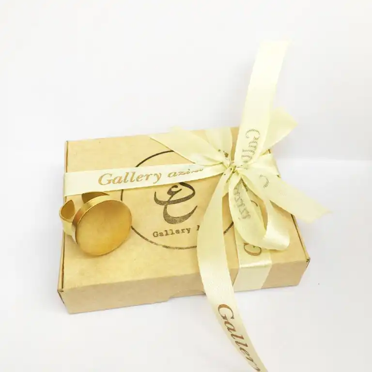 انگشتر گالری عزیزی طرح دایره مدل 15287