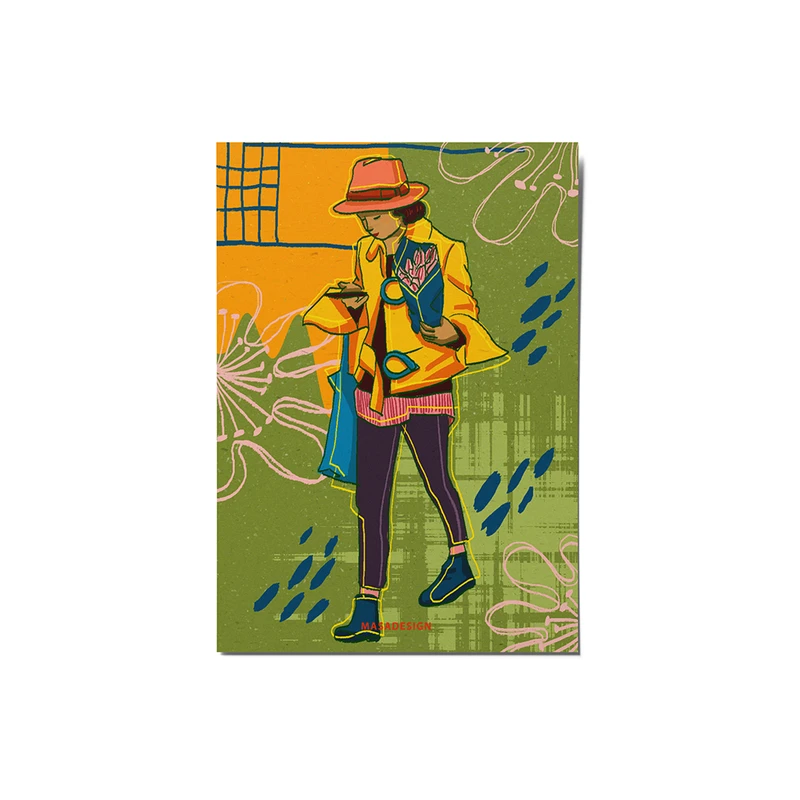 کارت پستال ماسا دیزاین مدل stkv0508 دختر