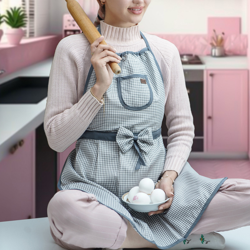 پیش بند آشپزخانه لالاروژ مدل عروسکی