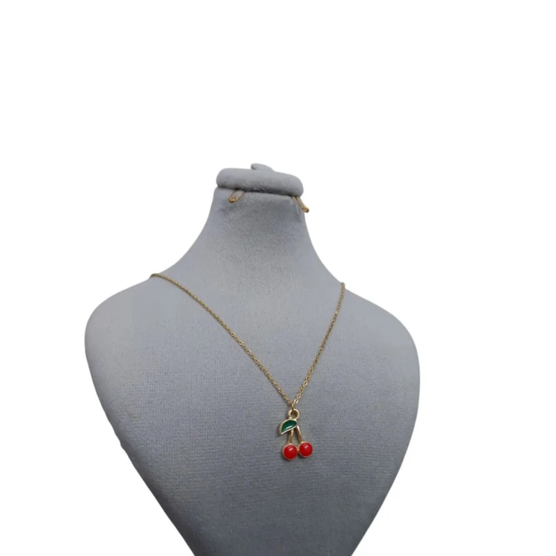 گردنبند دست ساز زنانه مدل گیلاسی