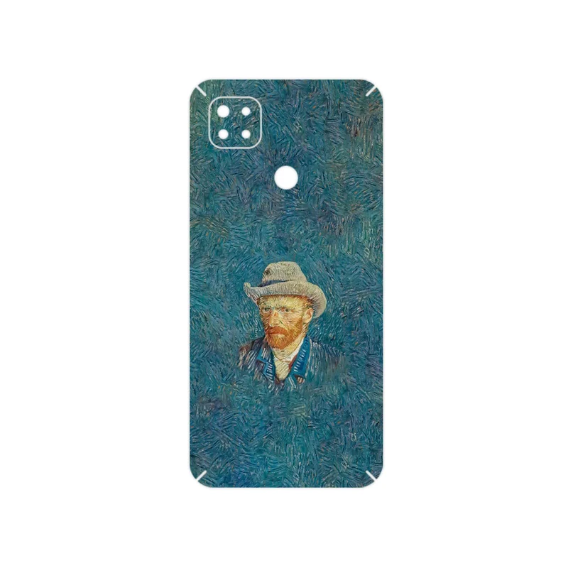 برچسب پوششی ماهوت مدل Self portrait with a gray felt hat مناسب برای گوشی موبایل شیائومی Redmi 9 Activ