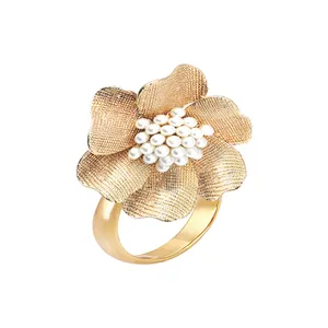 انگشتر زنانه مدل گل کد 00713