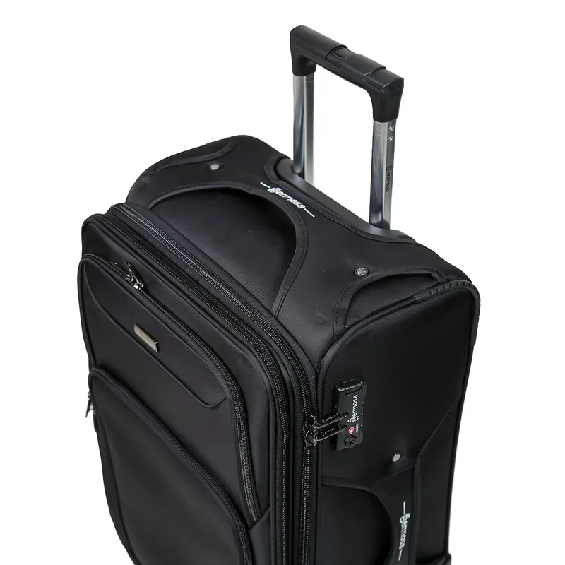 عکس شماره 7 : چمدان هرموسا مدل برزنتی سایز کوچک ارتفاع 55 سانتی متر