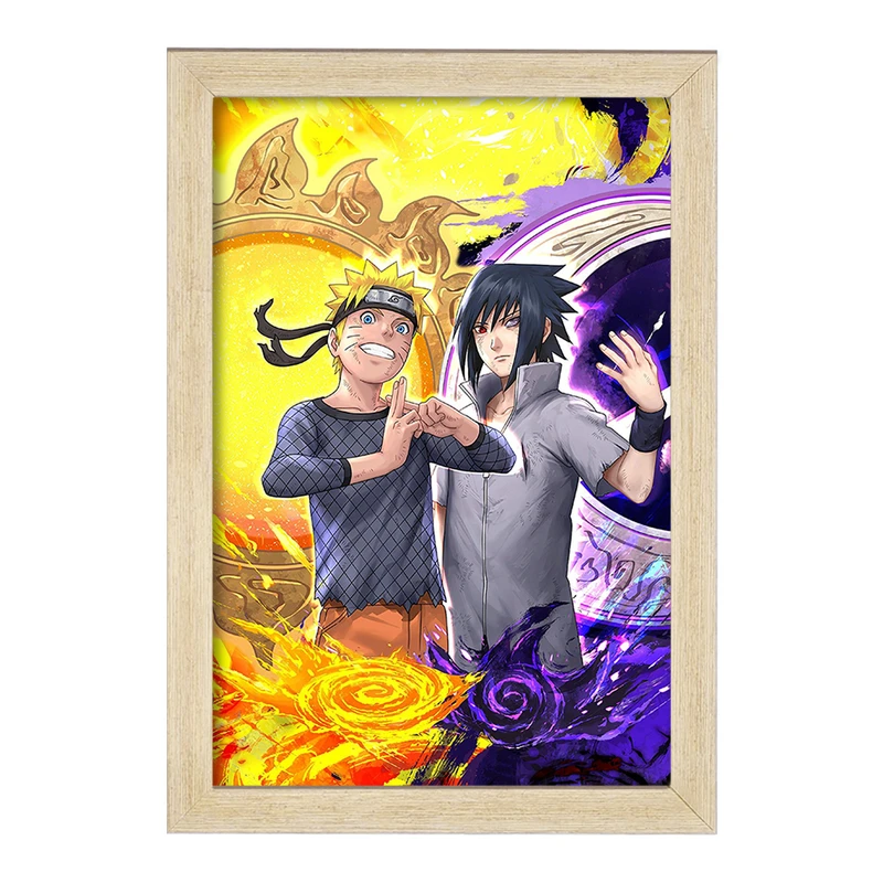 تابلو خندالو مدل اوزوماکی و ساسکه انیمه ناروتو Naruto  کد 4914