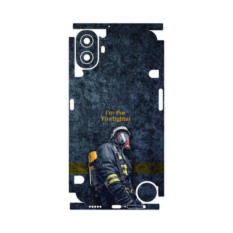 برچسب پوششی ماهوت مدل Firefighter-FullSkin مناسب برای گوشی موبایل ناتینگ CMF Phone 1