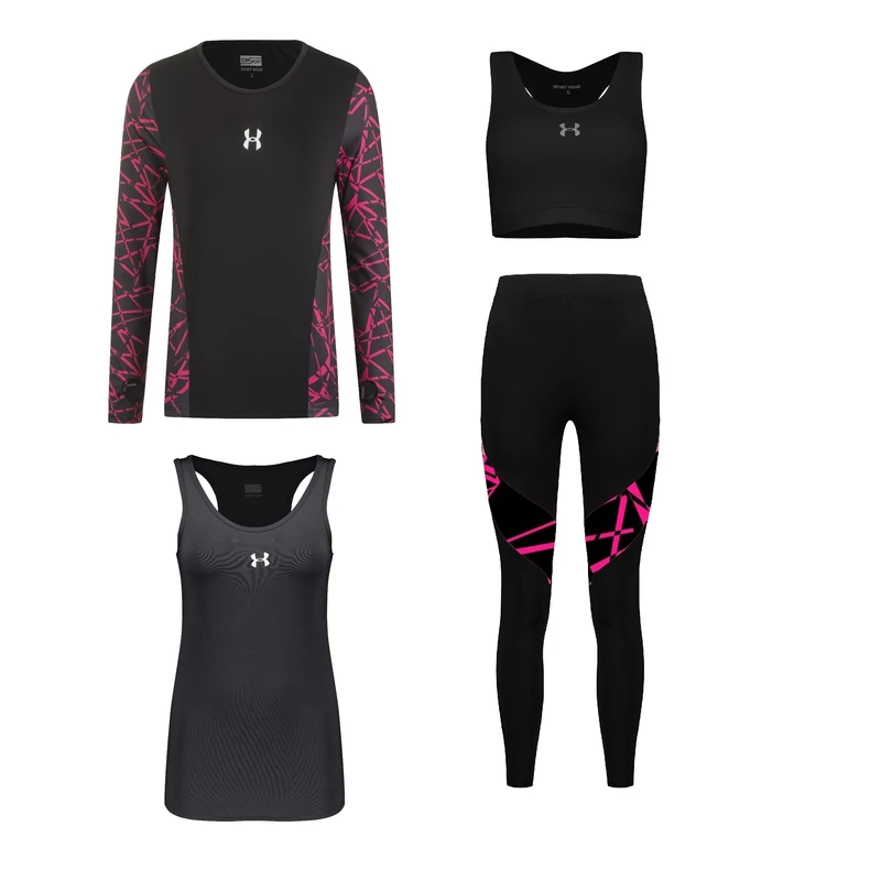 ست چهار تکه لباس ورزشی زنانه مدل 1801-1401-75-9101