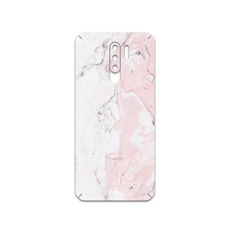 برچسب پوششی ماهوت مدل Blanco-Pink-Marble مناسب برای گوشی موبایل شیائومی Redmi 9