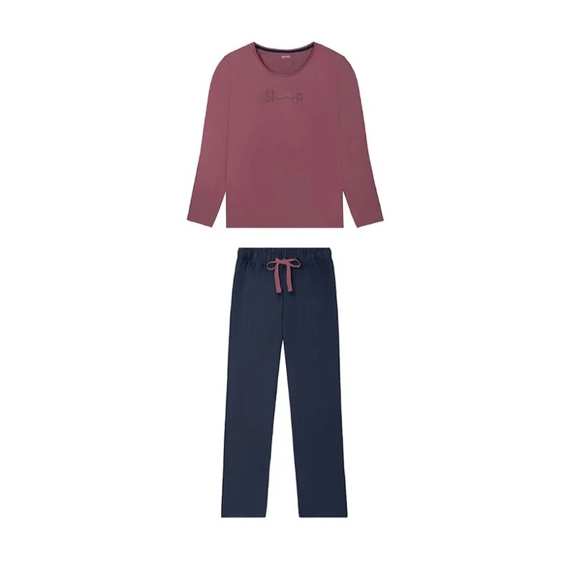 ست تی شرت آستین بلند و شلوار زنانه اسمارا مدل 7952