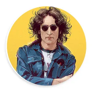 دیوارکوب طرح جان لنون مدل wtb298