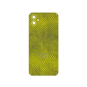 MAHOOT Yellow Snake Skin Cover Sticker for Samsung Galaxy F04