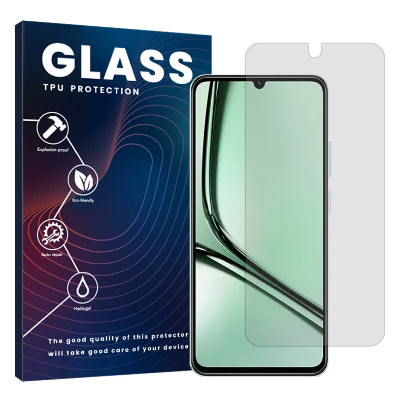 محافظ صفحه نمایش شفاف گلس مدل Resistant مناسب برای گوشی موبایل ریلمی Note 60X