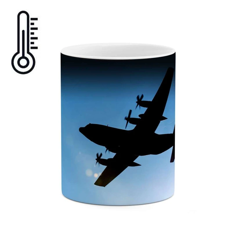 ماگ حرارتی کاکتی مدل هواپیمای جنگنده کد mgh10627