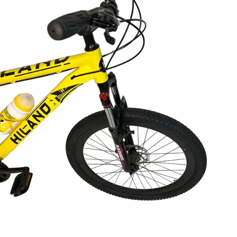 دوچرخه کوهستان هیلند مدل آلمینیومی کمک قفل شو دیسکی سایز طوقه 26