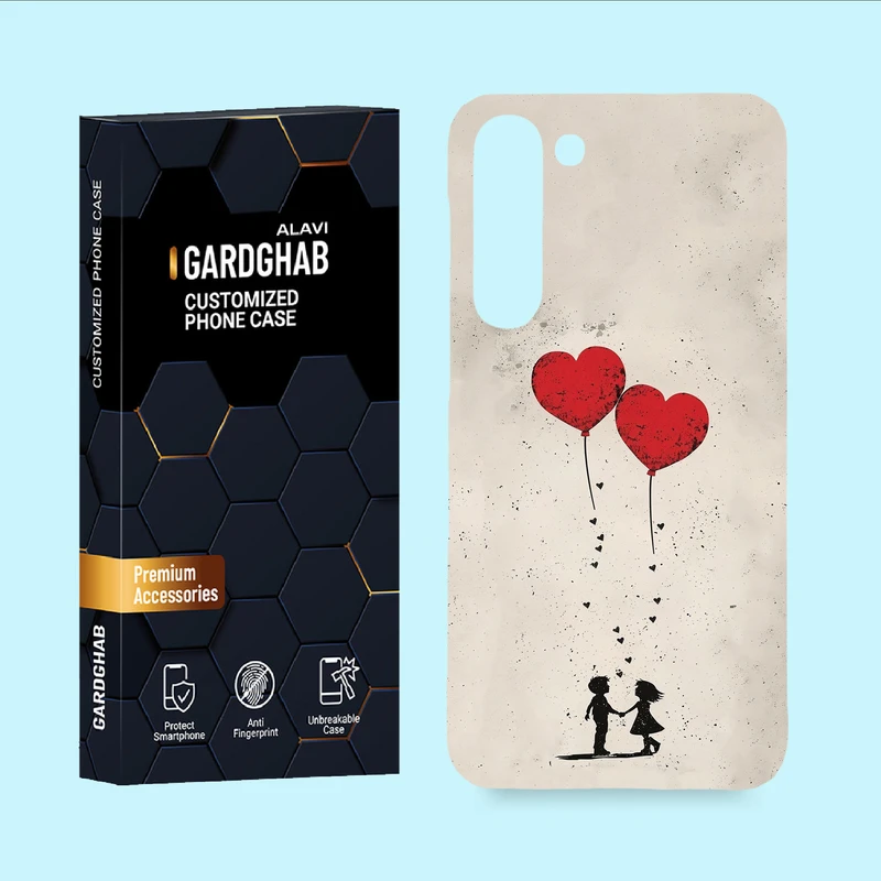 کاور گارد قاب علوی مدل عاشقانه مناسب برای گوشی موبایل سامسونگ Galaxy S23 Plus