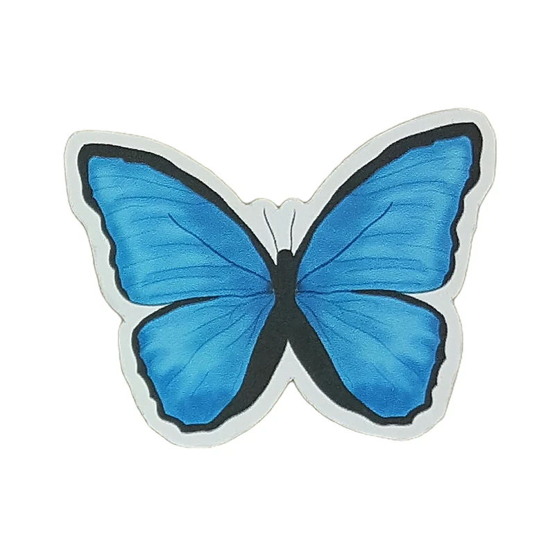 استیکر لپ تاپ طرح پروانه مدل Cyan