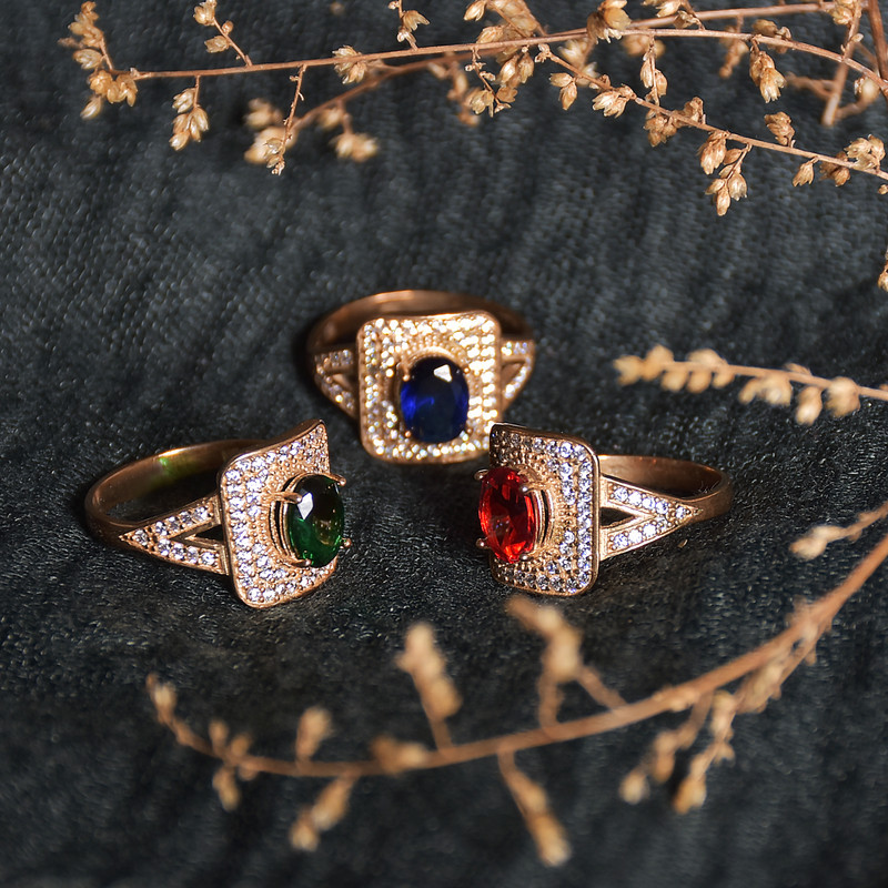 انگشتر زنانه نقره جات لطفی کد ATRM018