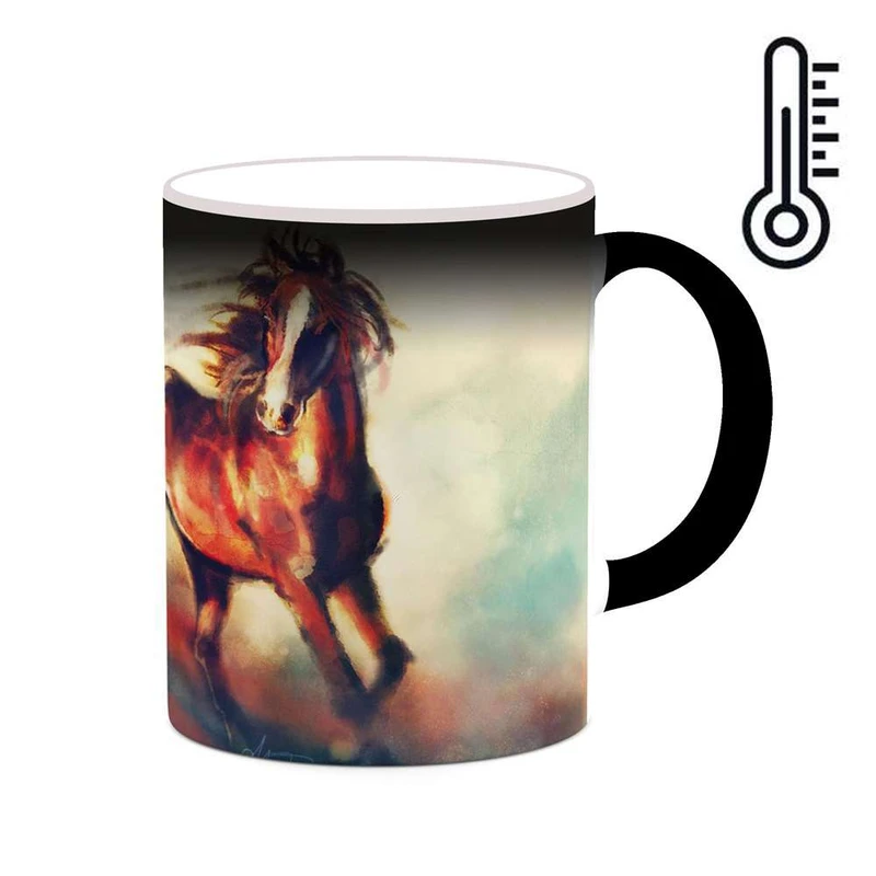 ماگ حرارتی کاکتی مدل اسب کد mgh24244