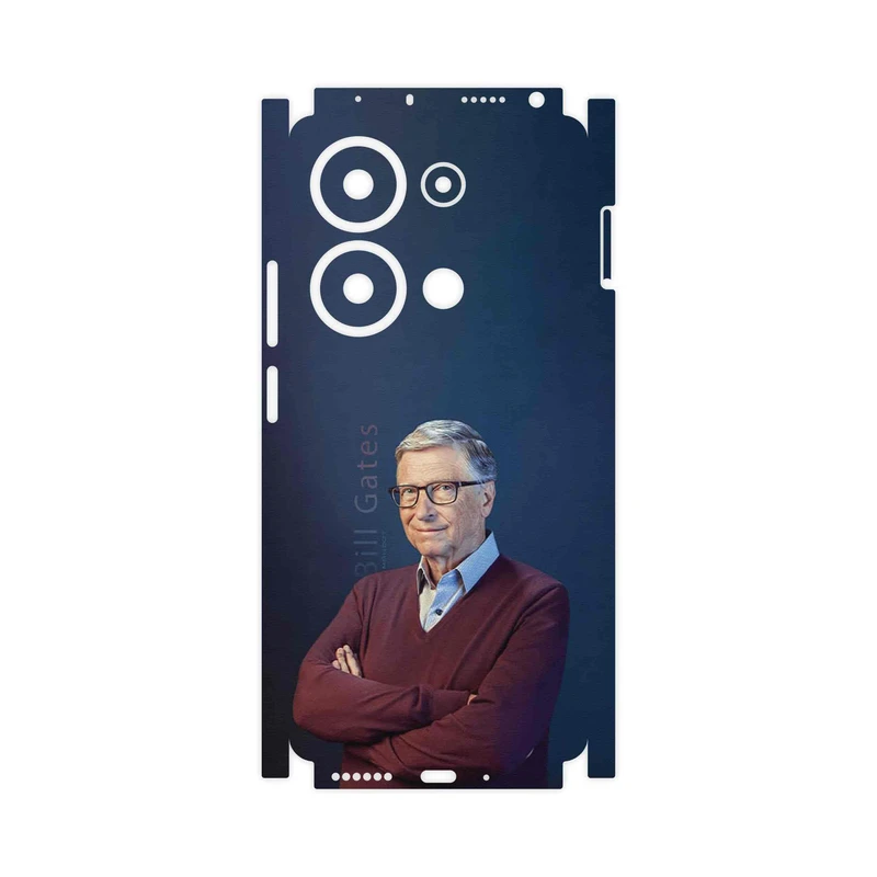 برچسب پوششی ماهوت مدل Bill_Gates-FullSkin مناسب برای گوشی موبایل شیائومی Redmi Note 13 Pro 4G