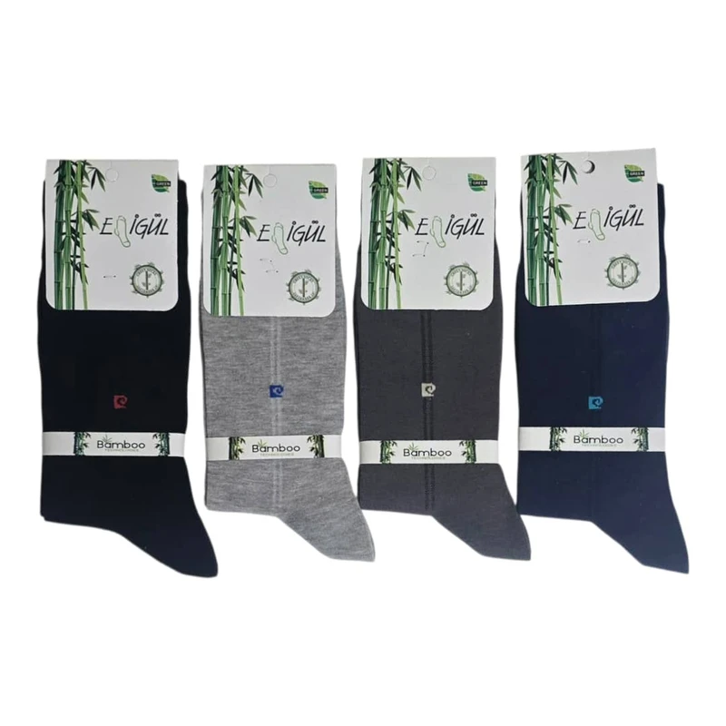 جوراب ساق بلند مردانه مدل BMBPC02 مجموعه 4 عددی 