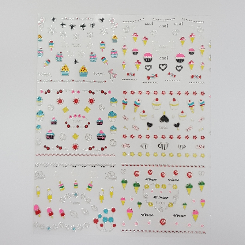 برچسب لنز ناخن مدل 0009