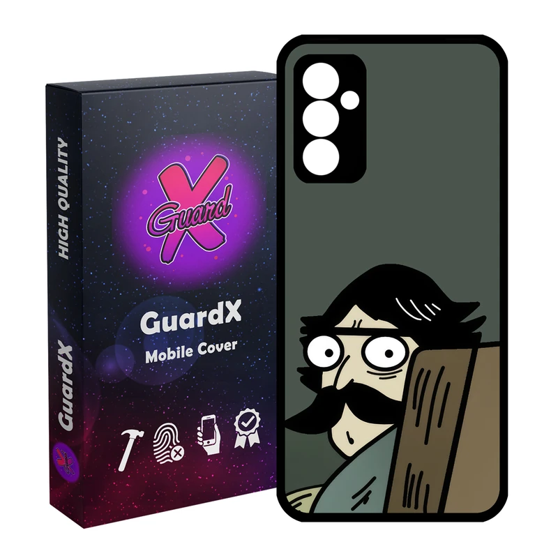 کاور گارد ایکس طرح مرد مدل Glass10672 مناسب برای گوشی موبایل سامسونگ Galaxy A55 / A55 5G