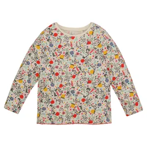 تی شرت آستین بلند دخترانه نکست مدل 21268