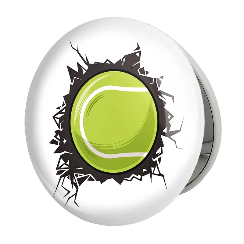 آینه جیبی خندالو طرح تنیس Tennis مدل تاشو کد 26618 