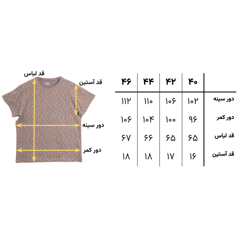 ست تی شرت و شلوار زنانه مدل آناهیتا رنگ طوسی روشن