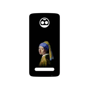 MAHOOT Girl with a Pearl Earring of Vermeer Cover Sticker for Motorola Moto Z2 Force