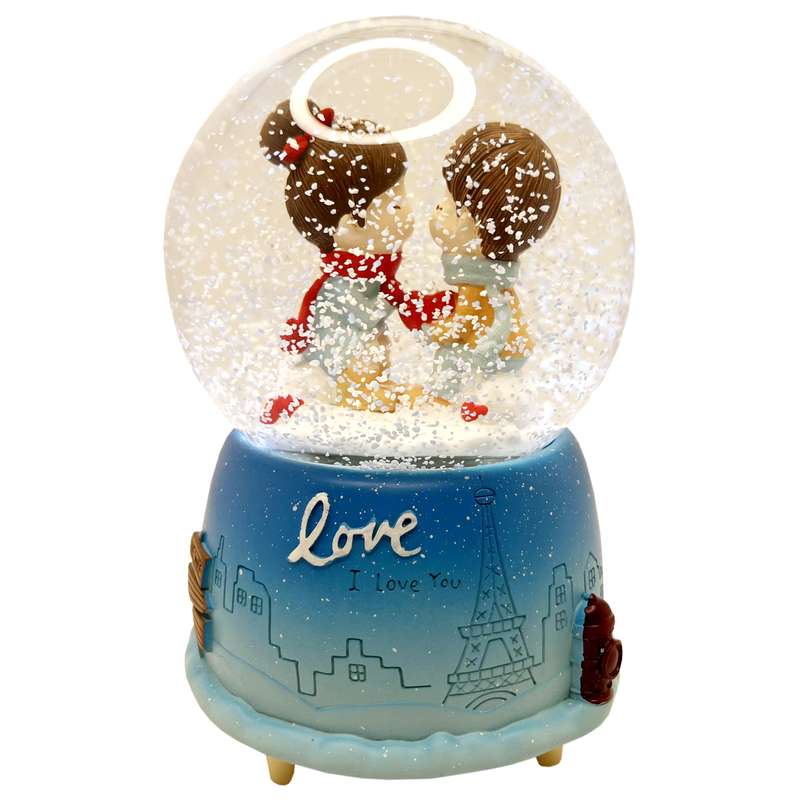 گوی موزیکال مدل پمپی Love طرح عشق و شادی کد PB4022