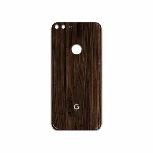 MAHOOT Dark Walnut Wood Cover Sticker for Google Pixel XL