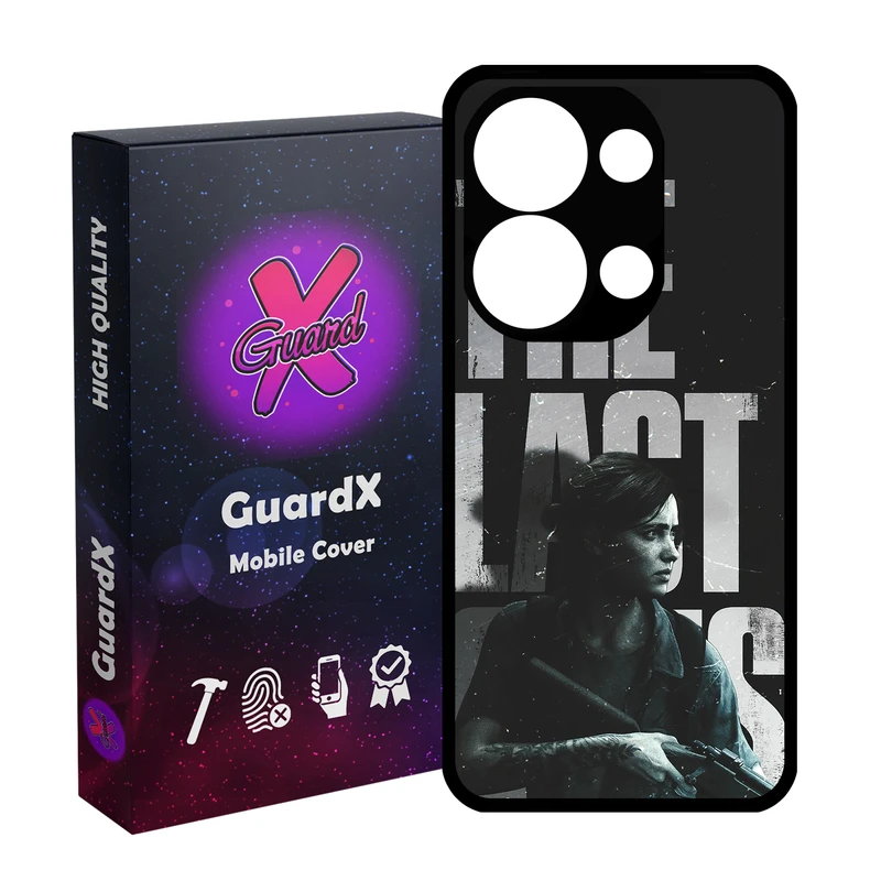 کاور گارد ایکس طرح Last of Us مدل Glass10792 مناسب برای گوشی موبایل شیائومی Redmi Note 13 Pro 4G / Poco M6 Pro 4G