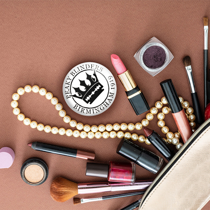 آینه جیبی خندالو مدل سریال پیکی بلایندرز Peaky Blinders  کد 3198