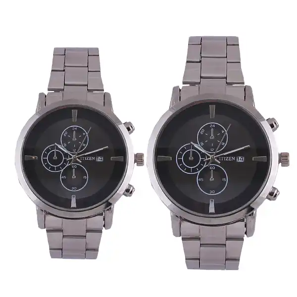 ست ساعت مچی عقربه ای زنانه و مردانه مدل CT 3945 -ST-NO-ME