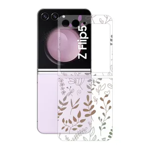 Remax cover sticker Clea model leaf design suitable for Samsung Galaxy Z Flip5 mobile phone