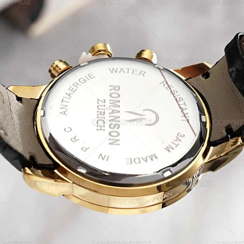 ساعت مچی عقربهای مردانه رومانسون مدل سه موتور فعال کورنوگراف 03 ساعت مچی عقربهای مردانه رومانسون مدل سه موتور فعال کورنوگراف 03