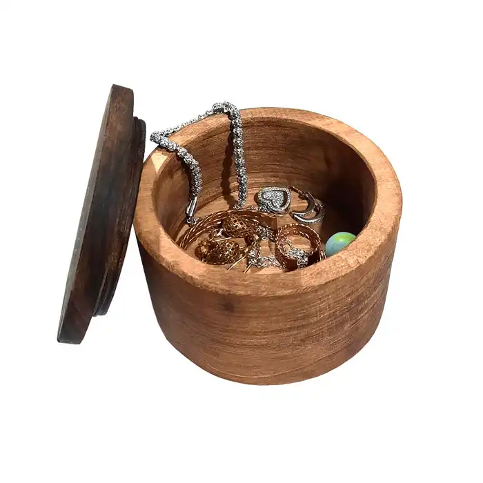 جعبه جواهر چوبی مدل آیناز