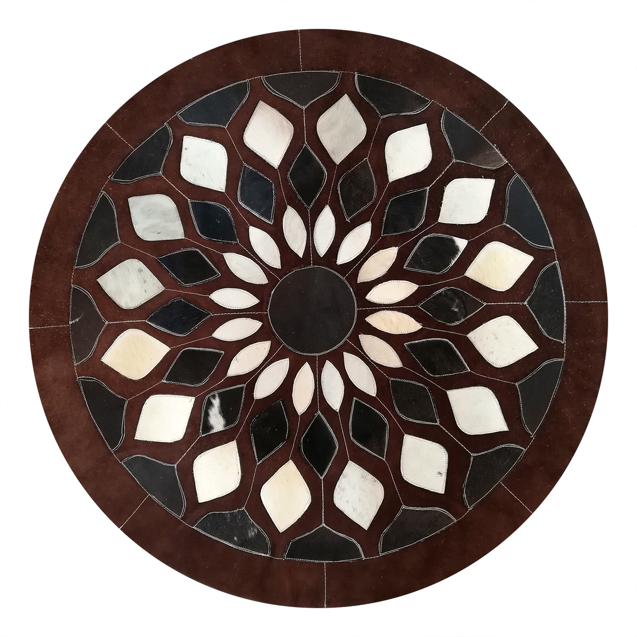 کلاژ فرش پوست و چرم کمالی مدل AD-0154