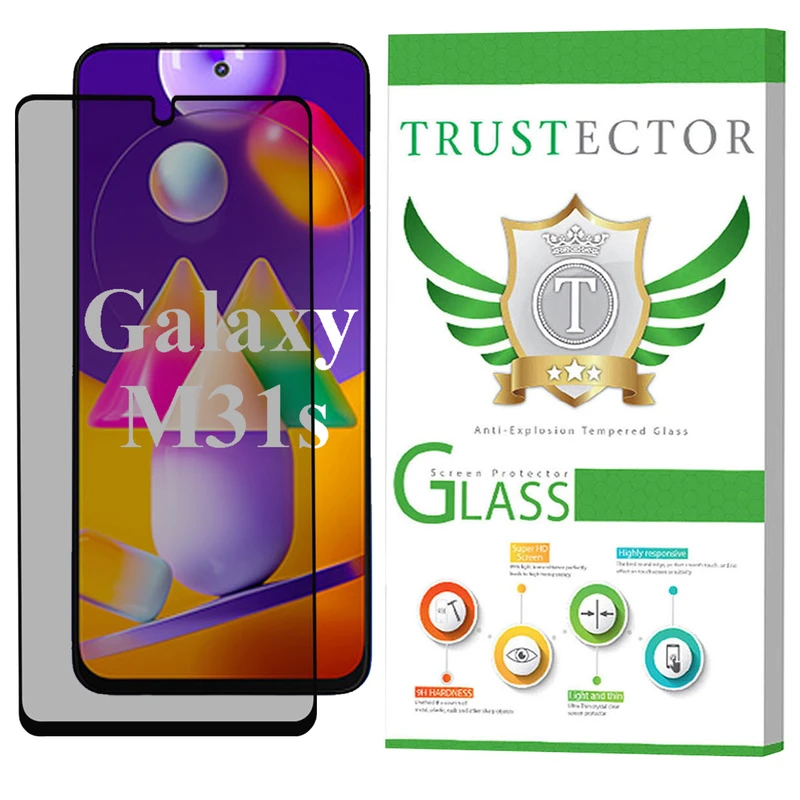 محافظ صفحه نمایش حریم شخصی تراستکتور مدل PFTA مناسب برای گوشی موبایل سامسونگ Galaxy M31s