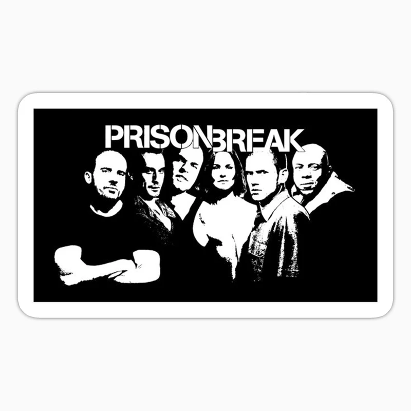 استیکر لپ تاپ و موبایل بووم طرح سریال فرار از زندان مدل Cast کد LB74