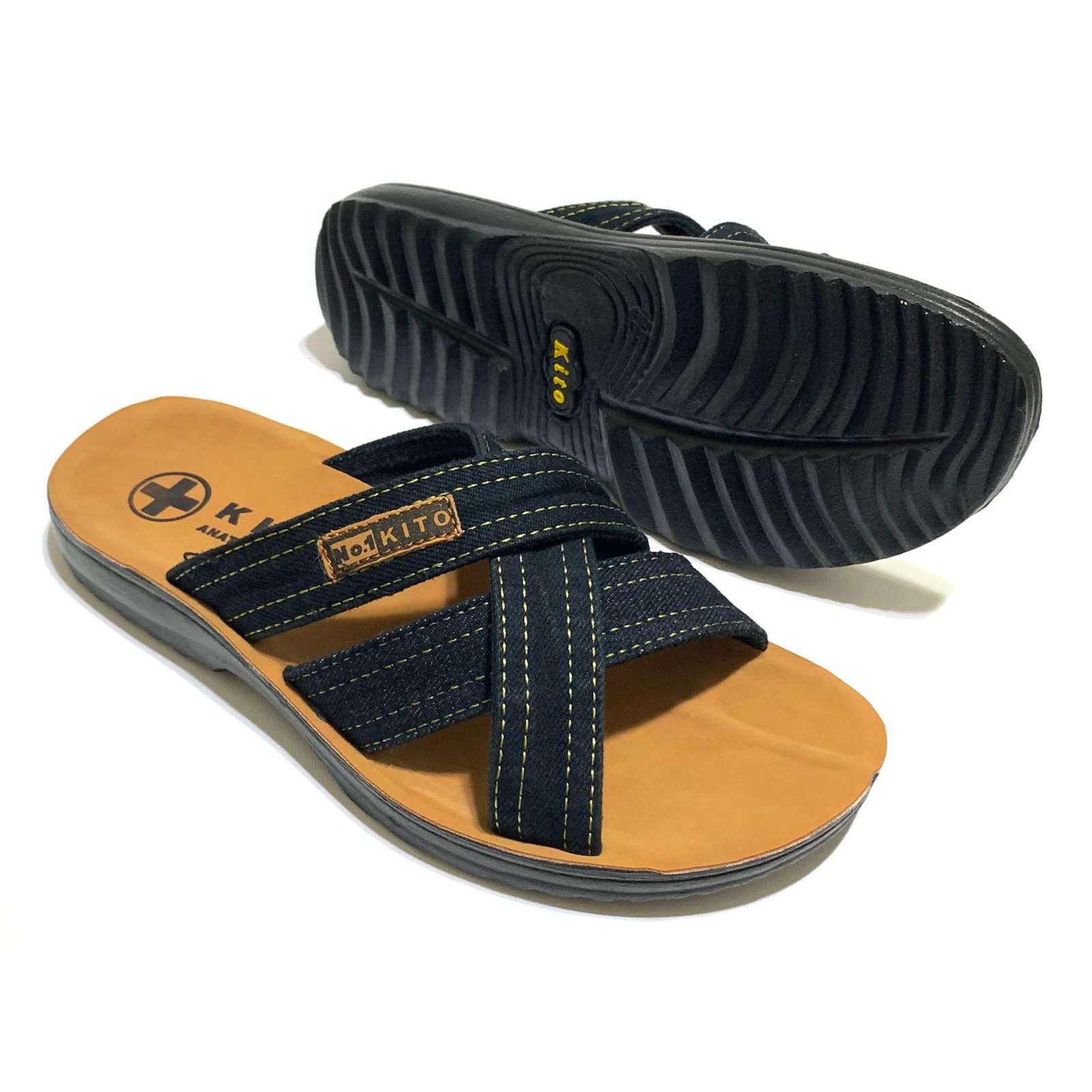 صندل مردانه کیتو مدل Knit Denim کد RS-NBL-047 -  - 2
